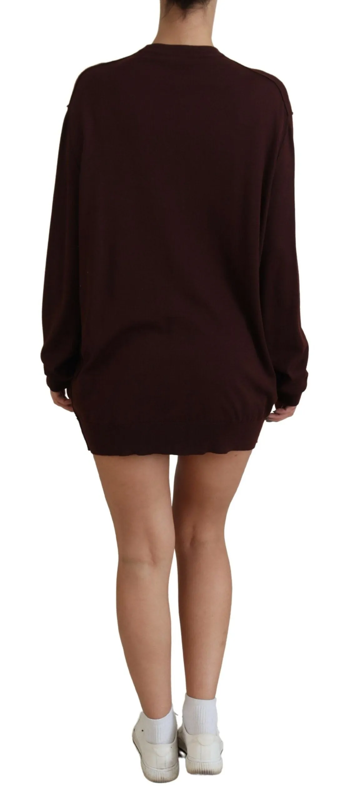 Dolce & Gabbana Chic V-Neck Wool Women's Cardigan