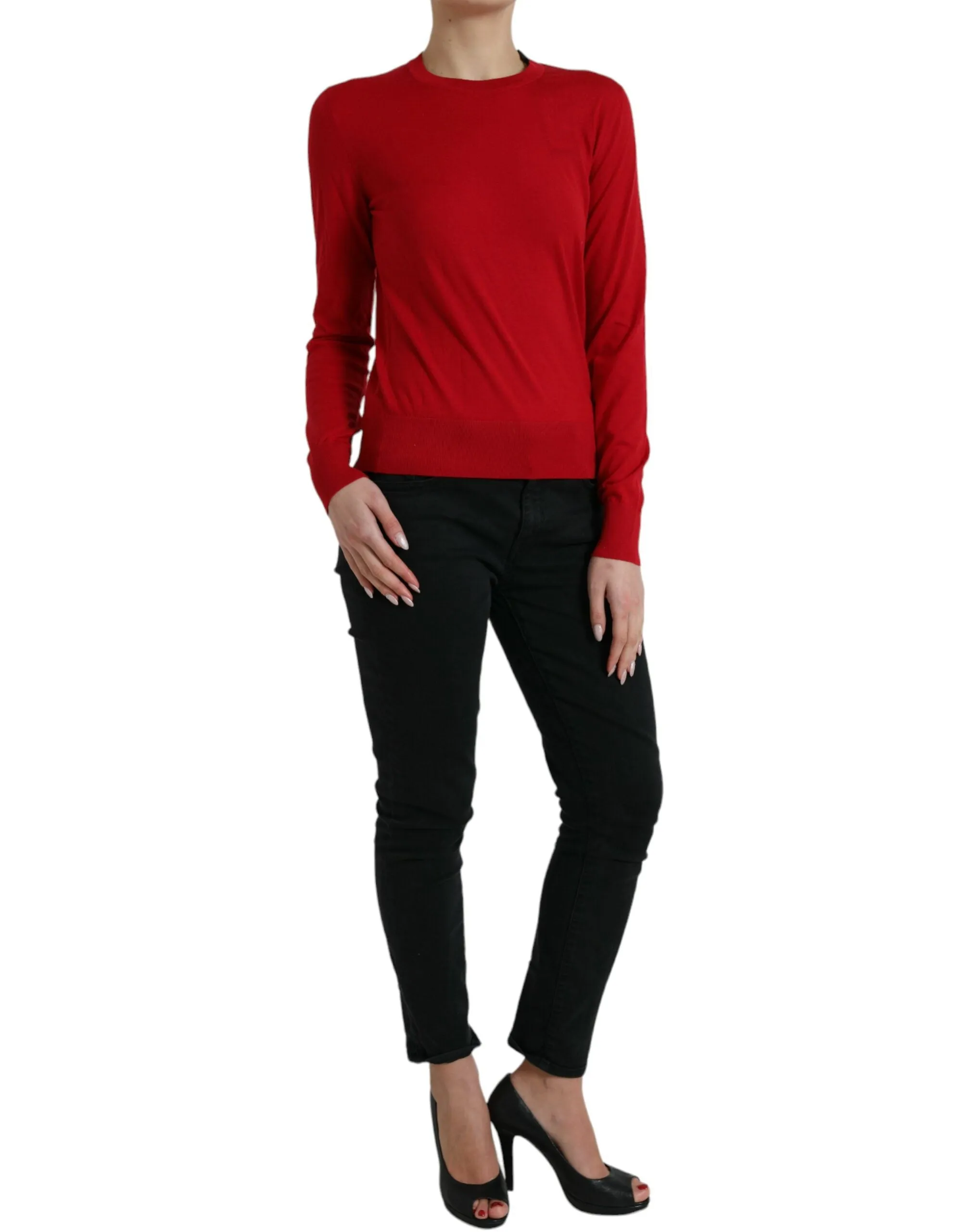Dolce & Gabbana Radiant Wool Pullover Women's Sweater