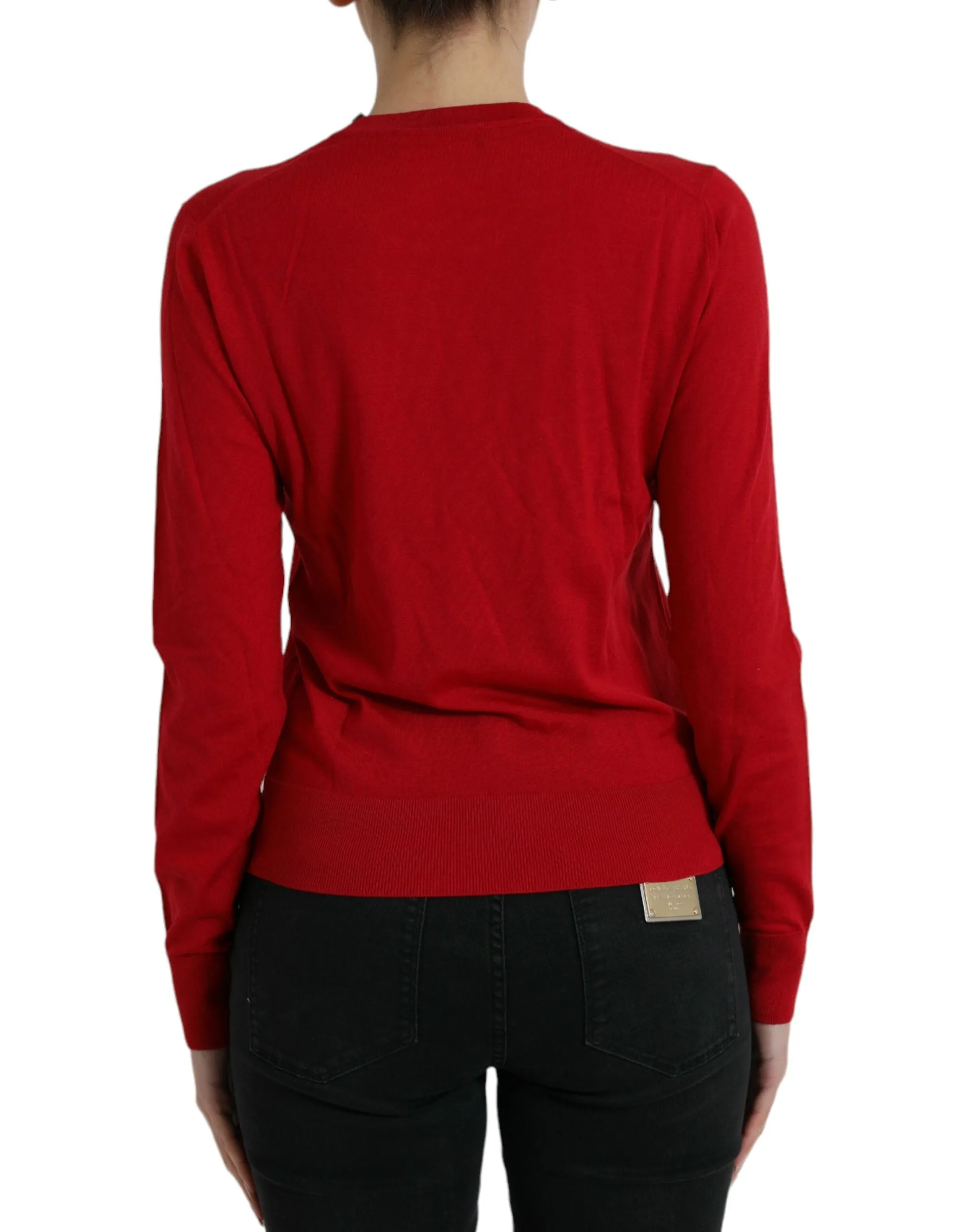 Dolce & Gabbana Radiant Wool Pullover Women's Sweater