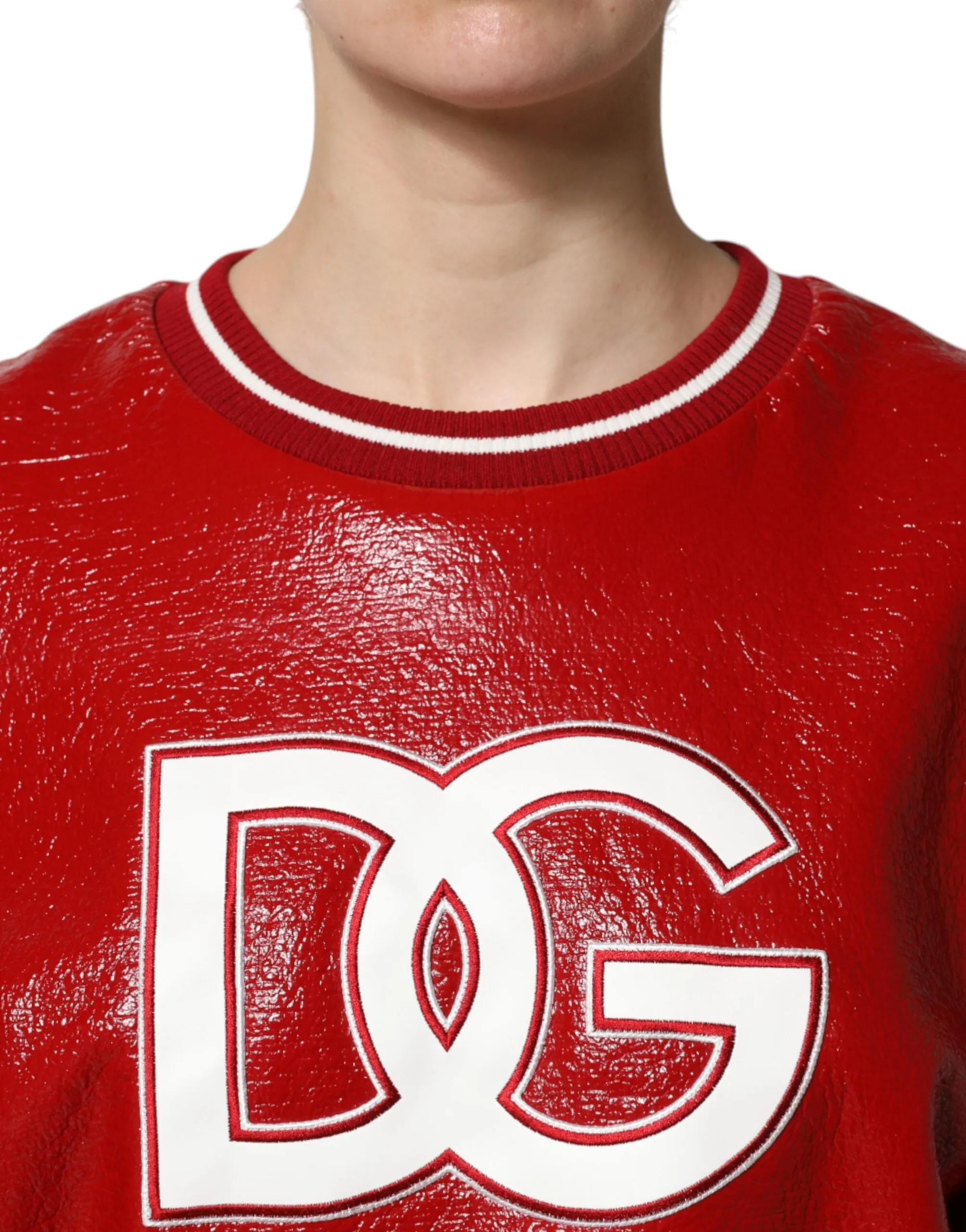 Dolce & Gabbana Wool DGLogo Embroidery Pullover Women's Sweater