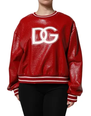 Dolce & Gabbana Wool DGLogo Embroidery Pullover Women's Sweater