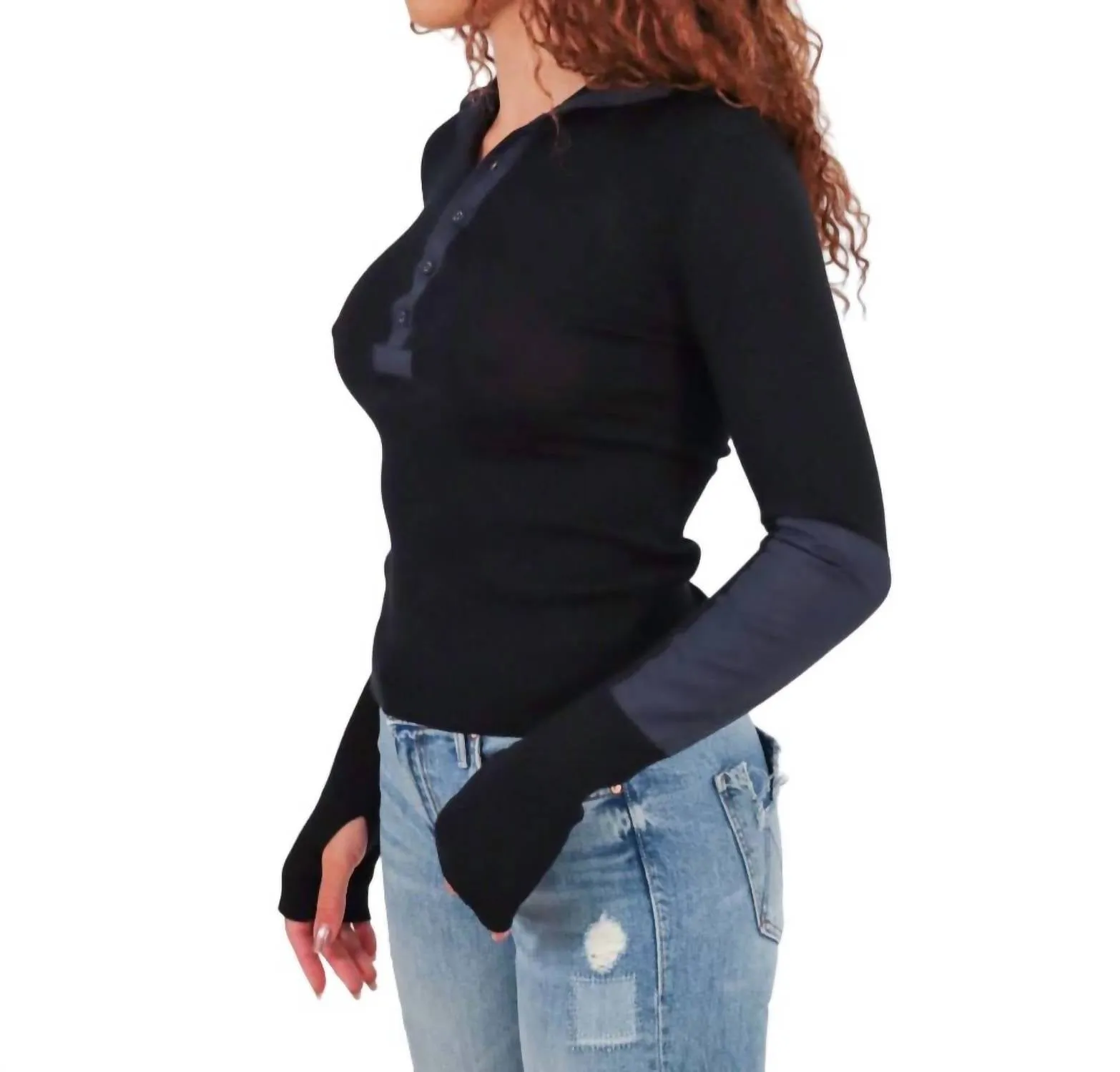 Drew Pullover Sweater In Noir