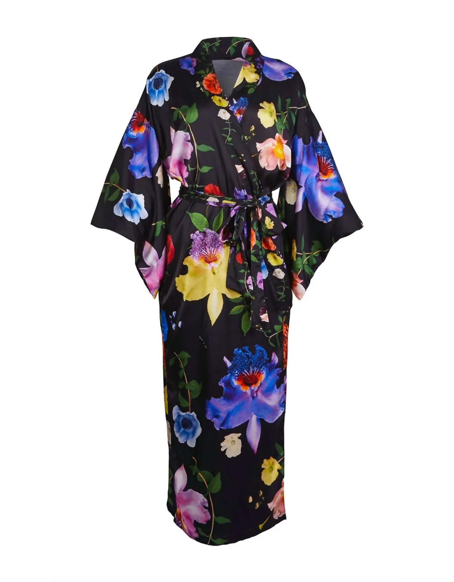 Enchanted Garden Kimono In Floral Print