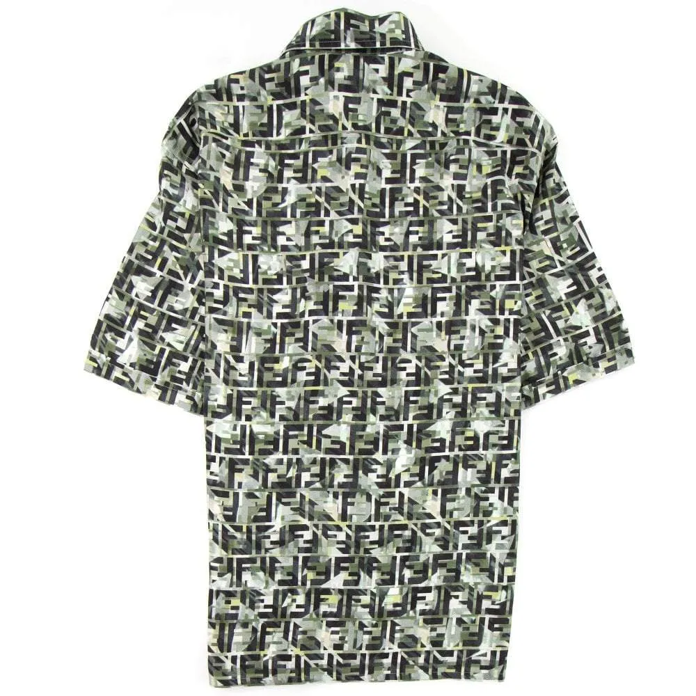 Fendi Camouflage FF Print Shirt