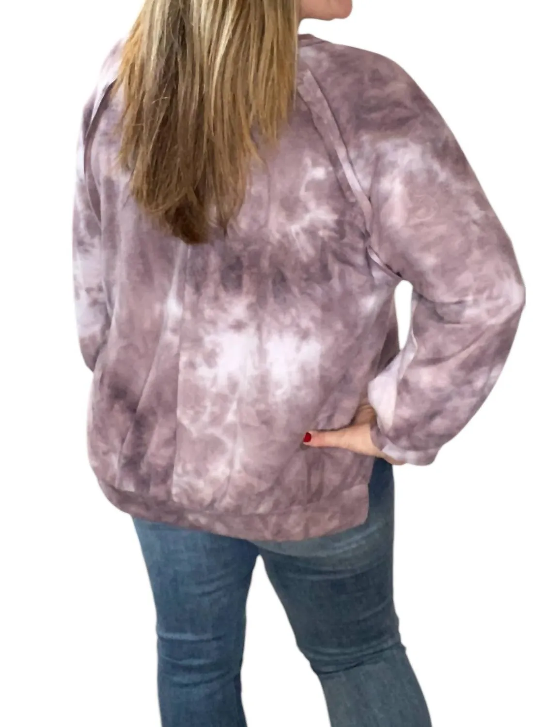 Fleece Sweater In Lavender