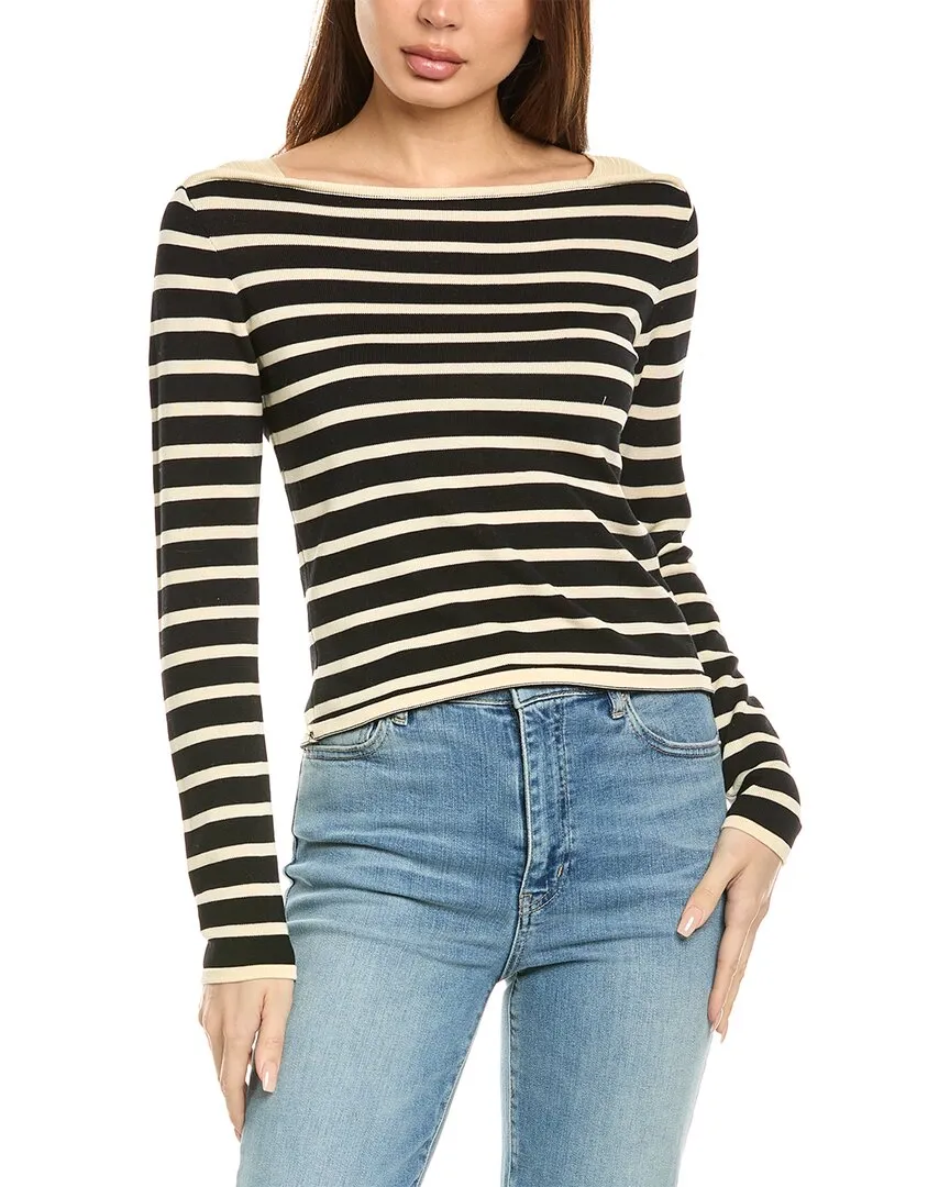 FRAME Denim Stripe Sweater