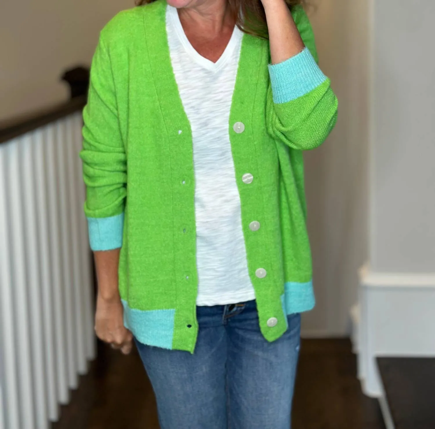 Frankie Sweater In Lime
