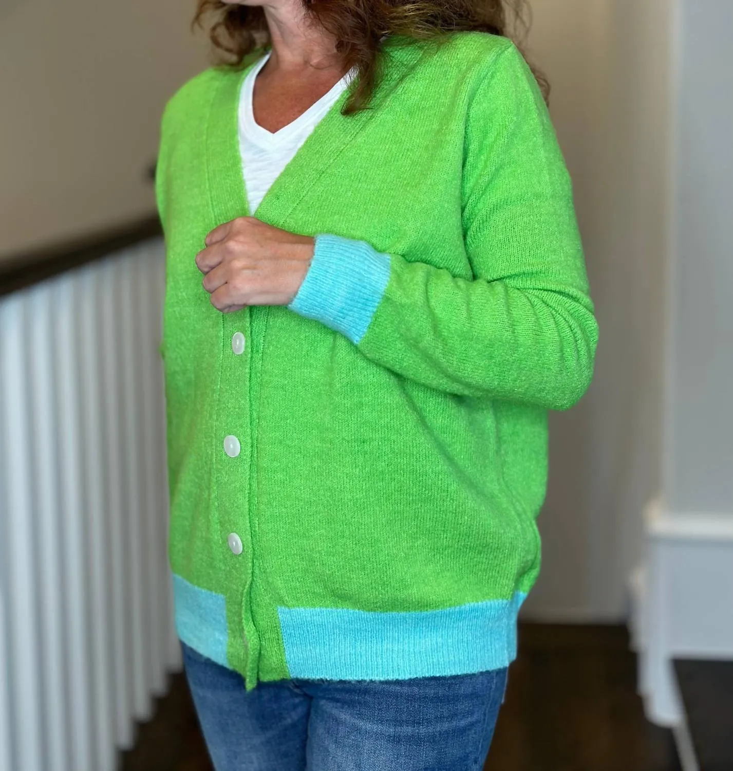 Frankie Sweater In Lime