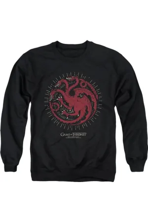 Game Of Thrones Targaryen Burst Sigil Adult Crewneck Sweatshirt