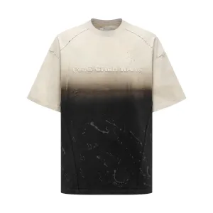 Gradient Washed Oversized Tee 'Black'