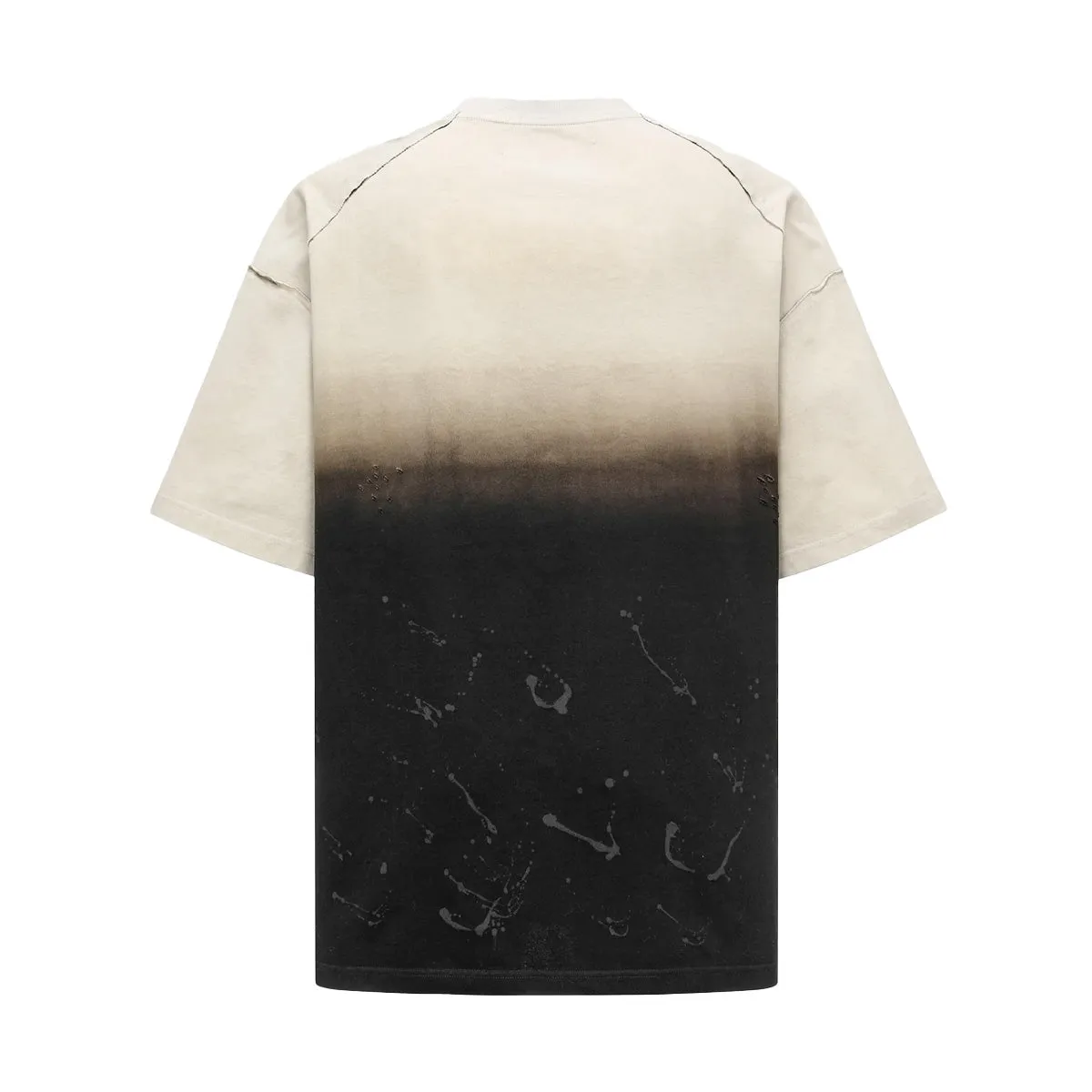Gradient Washed Oversized Tee 'Black'