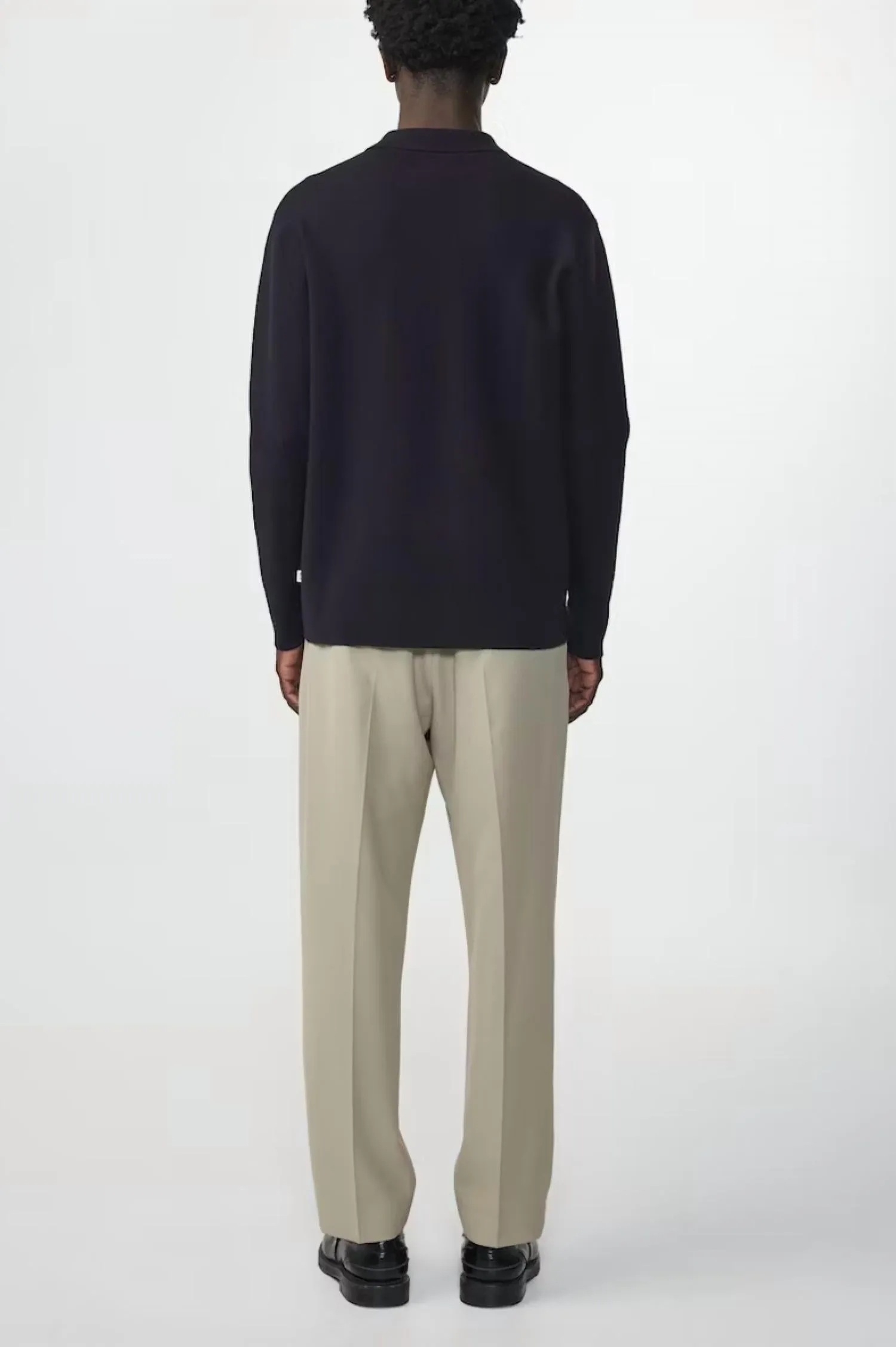Harald Crew Sweater In Navy Blue