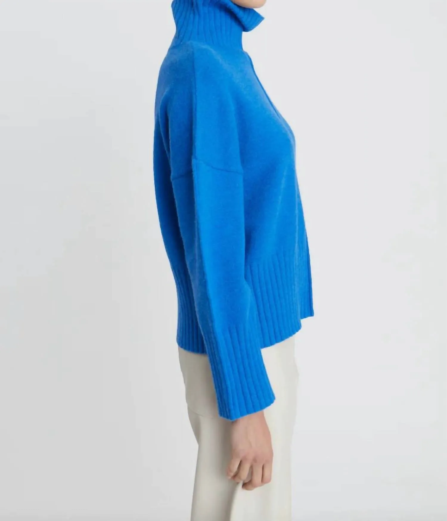 Hatfield Turtleneck Sweater In Blue