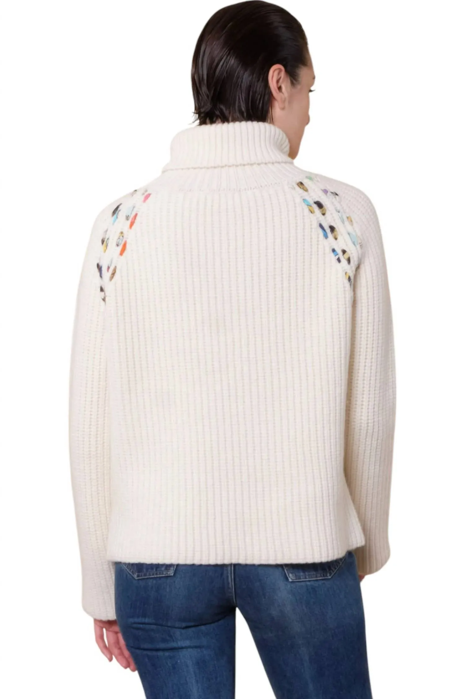 Hemingway Turtleneck Sweater In Panna