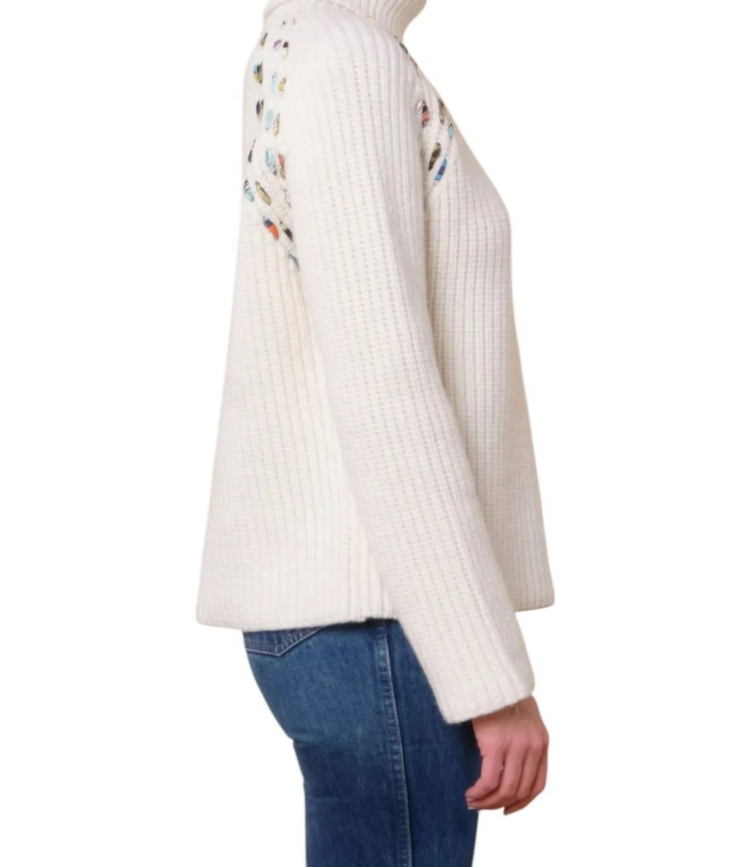 Hemingway Turtleneck Sweater In Panna