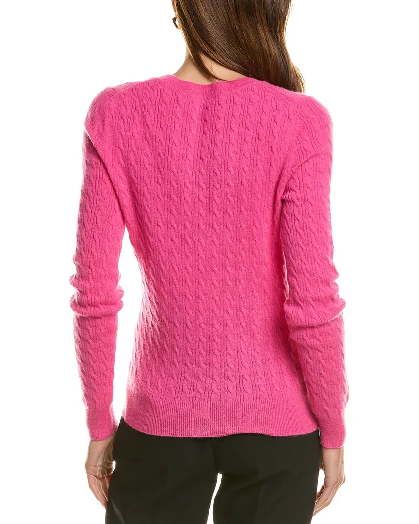 InCashmere Cable Cashmere Sweater