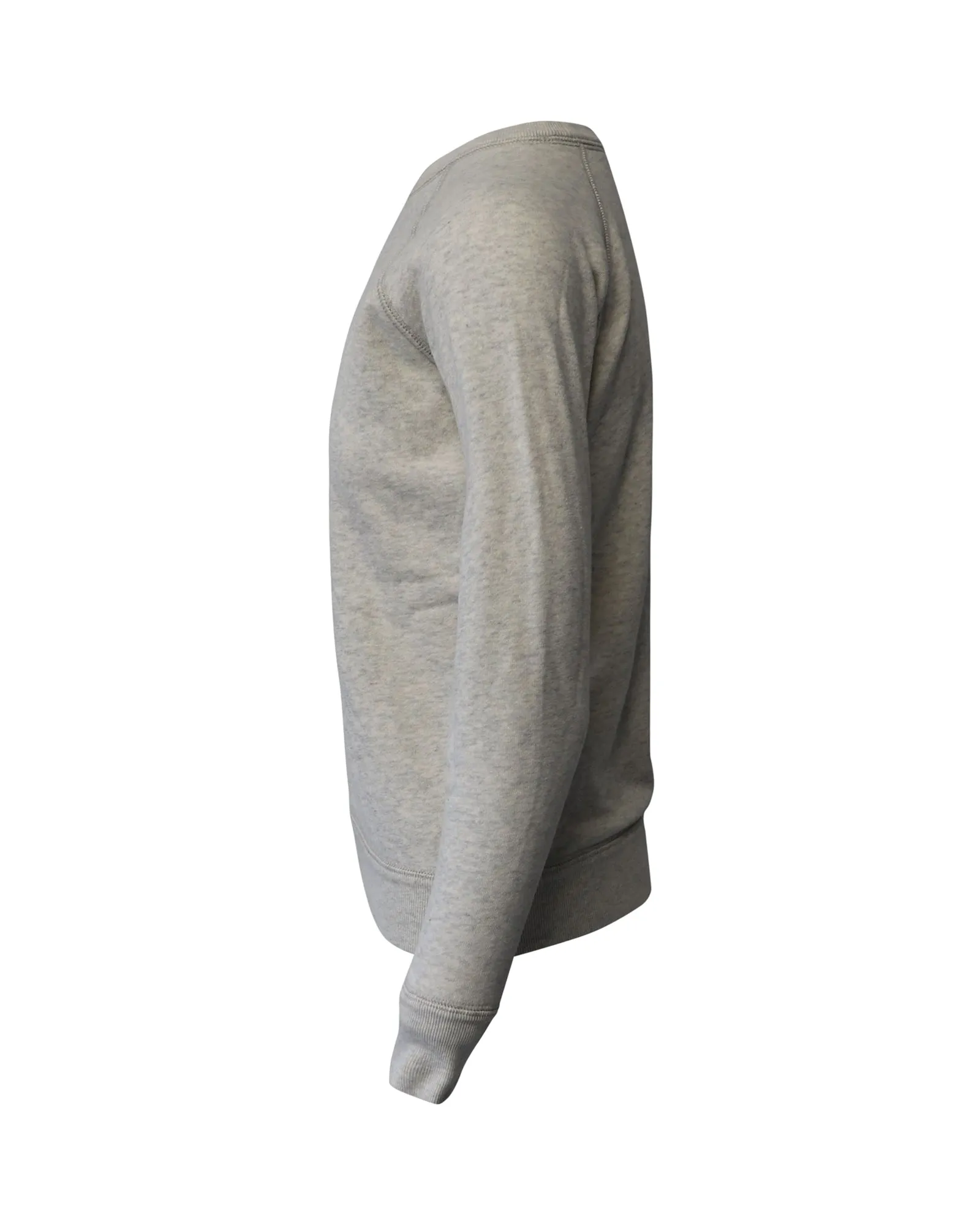 Isabel Marant Etoile Milly Logo Crewneck Sweater in Grey Cotton Polyester