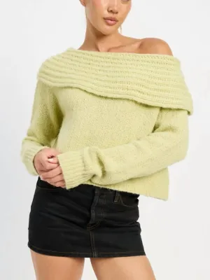 It Girl Sweater In Sage
