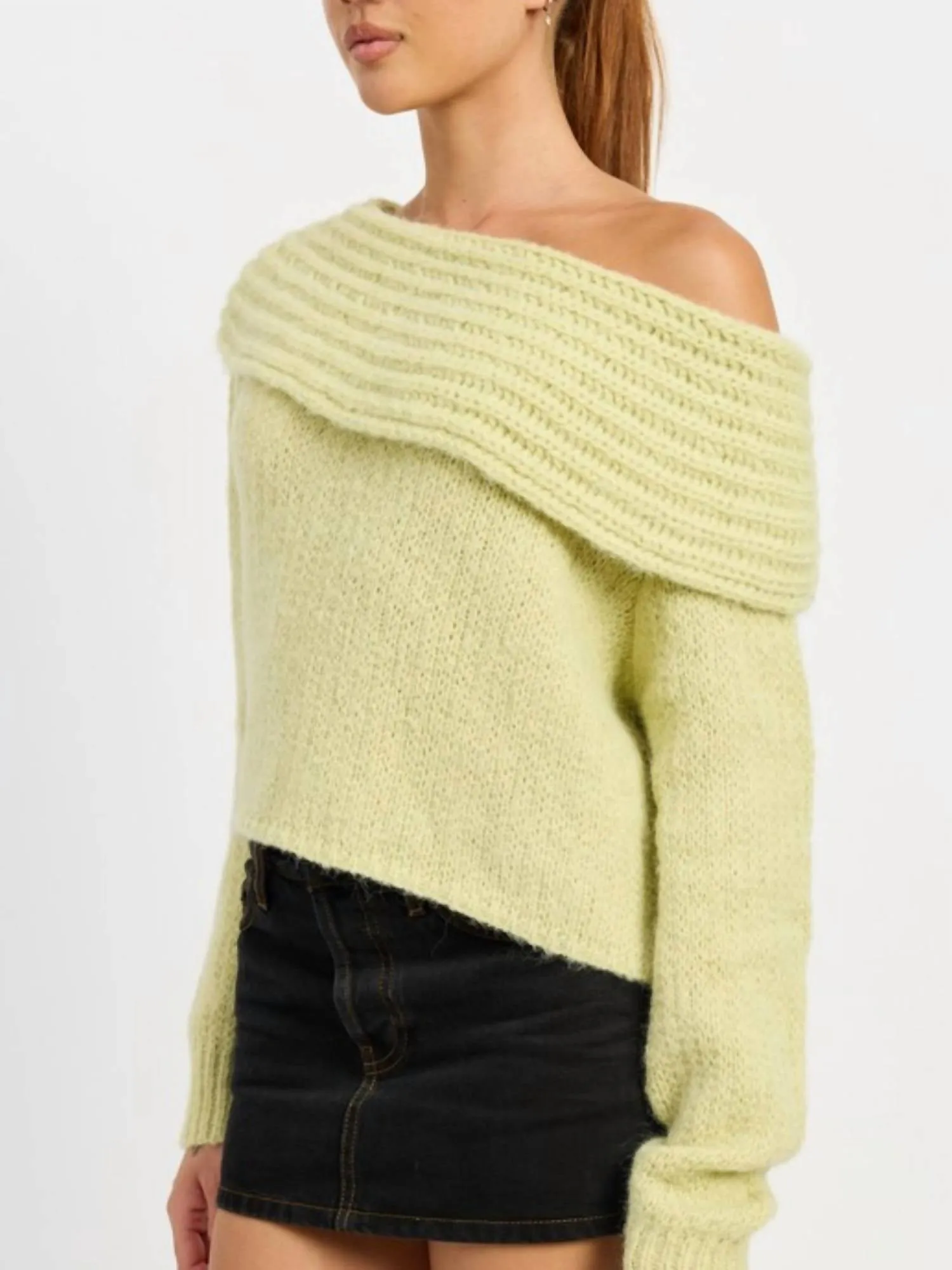 It Girl Sweater In Sage