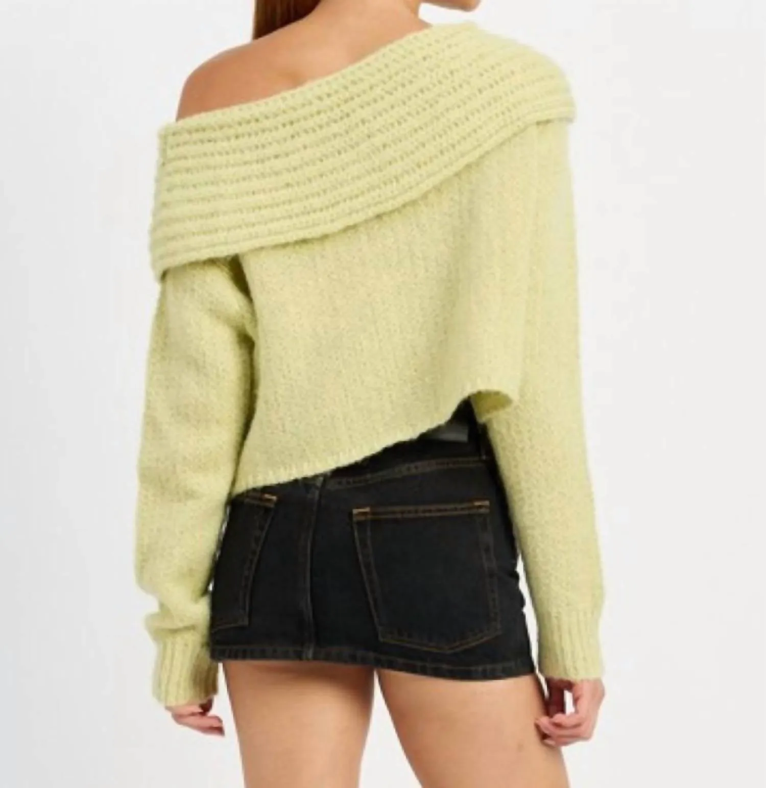 It Girl Sweater In Sage