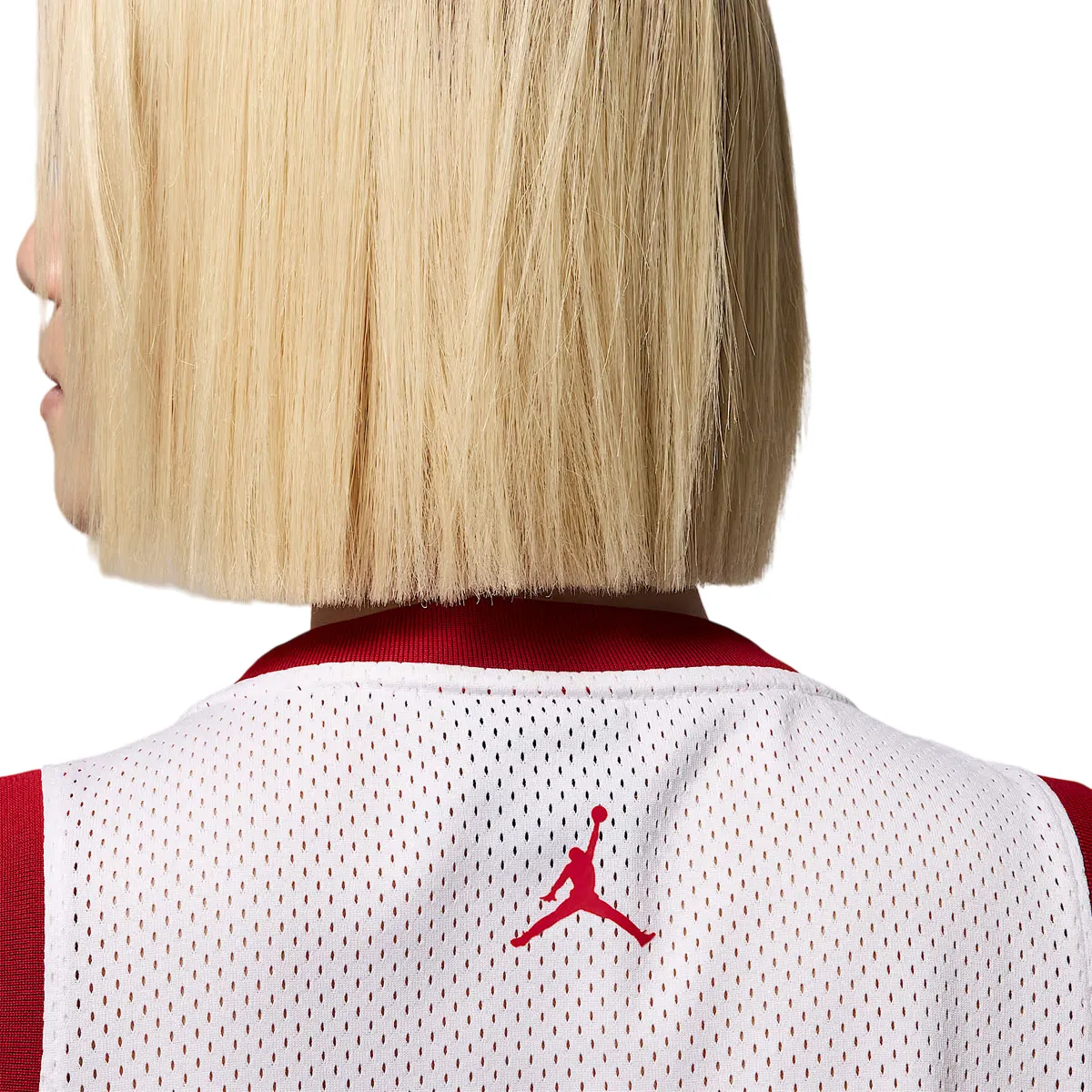 Jersey Tank 'White Varsity Red'
