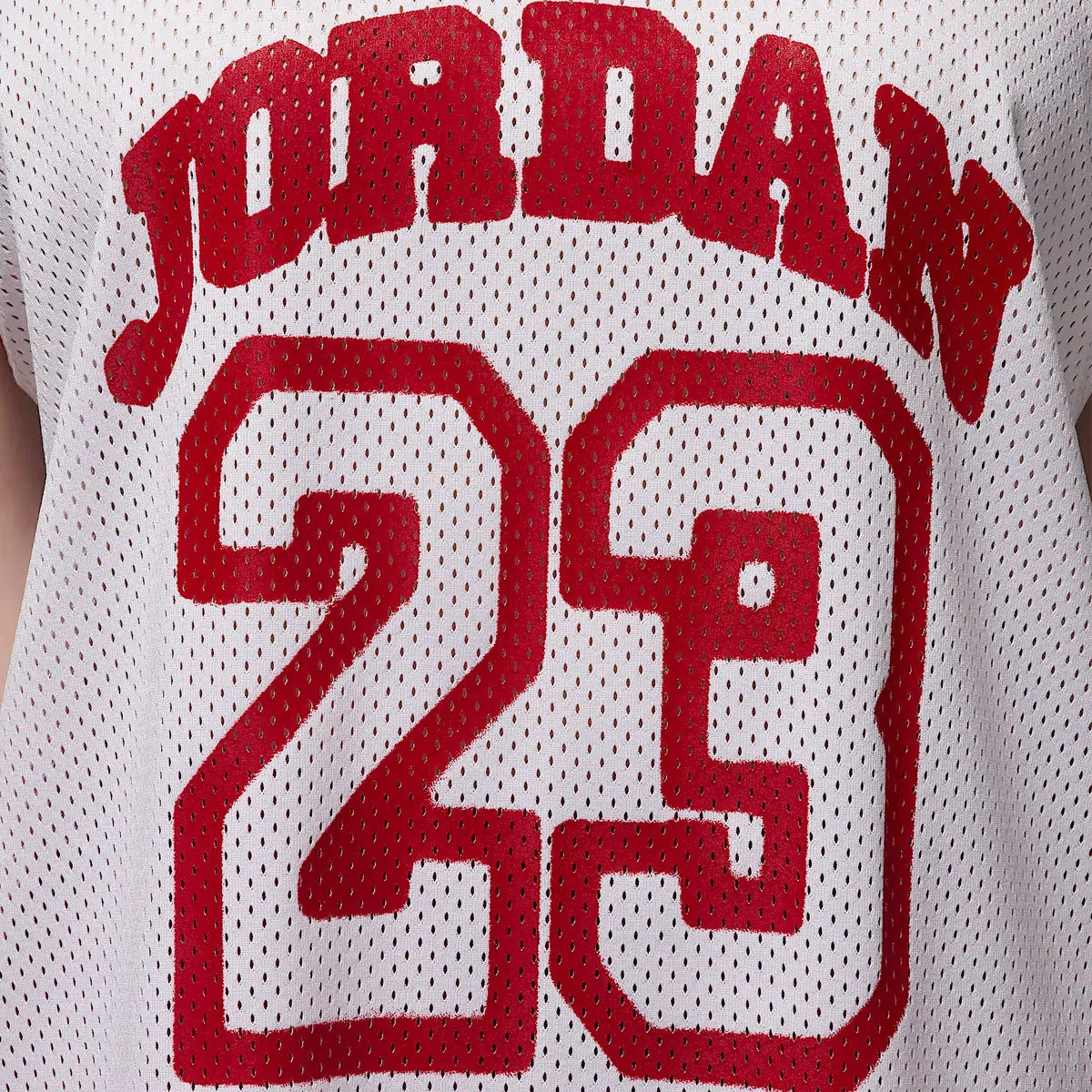 Jersey Tank 'White Varsity Red'