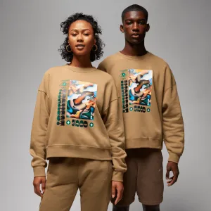 Jordan - Women - Brooklyn Graphic Crewneck - Driftwood/Multi-Color