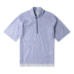 Lace Trim D Shirt 'Navy'