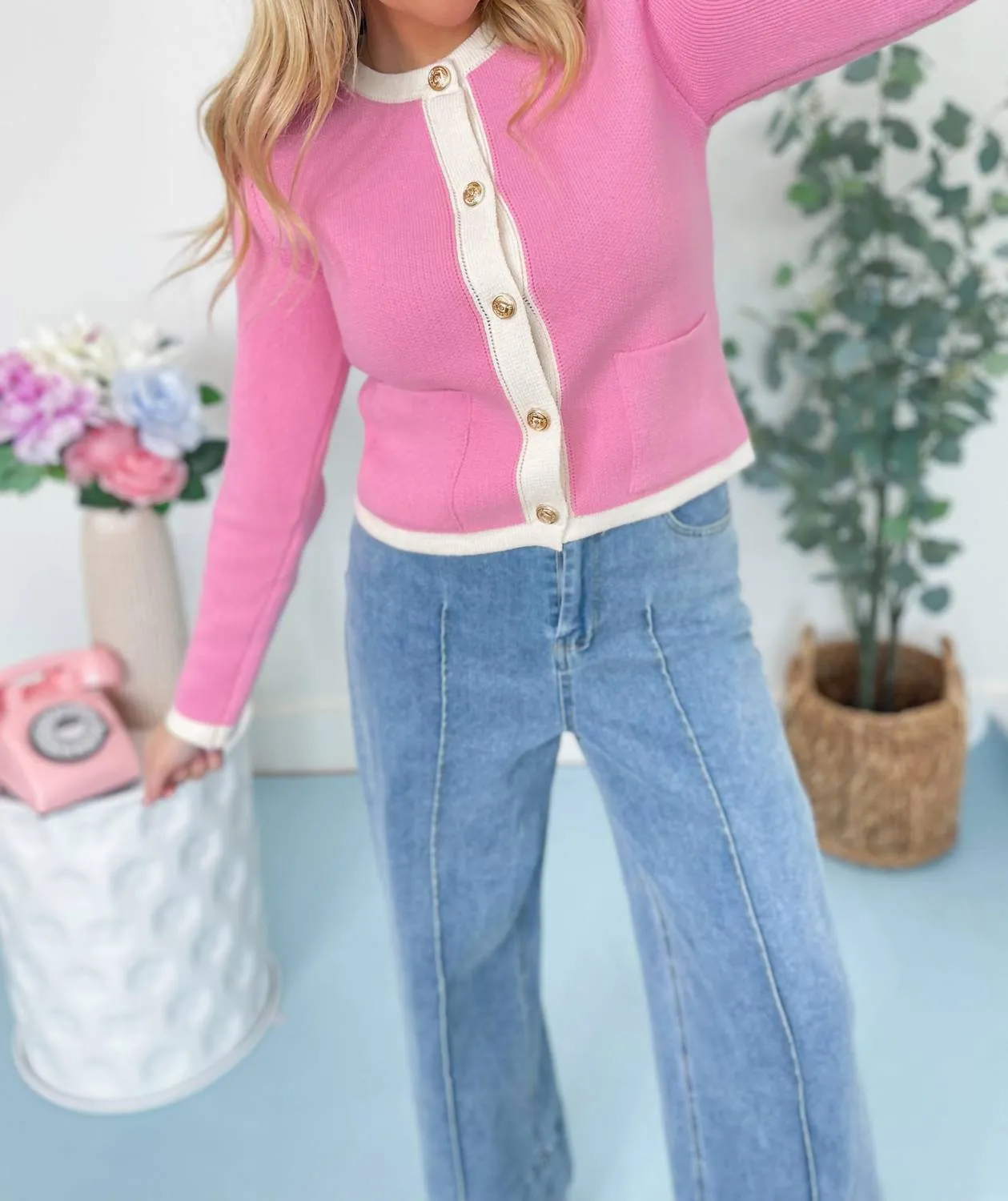 Lady Emma Cardigan In Pink
