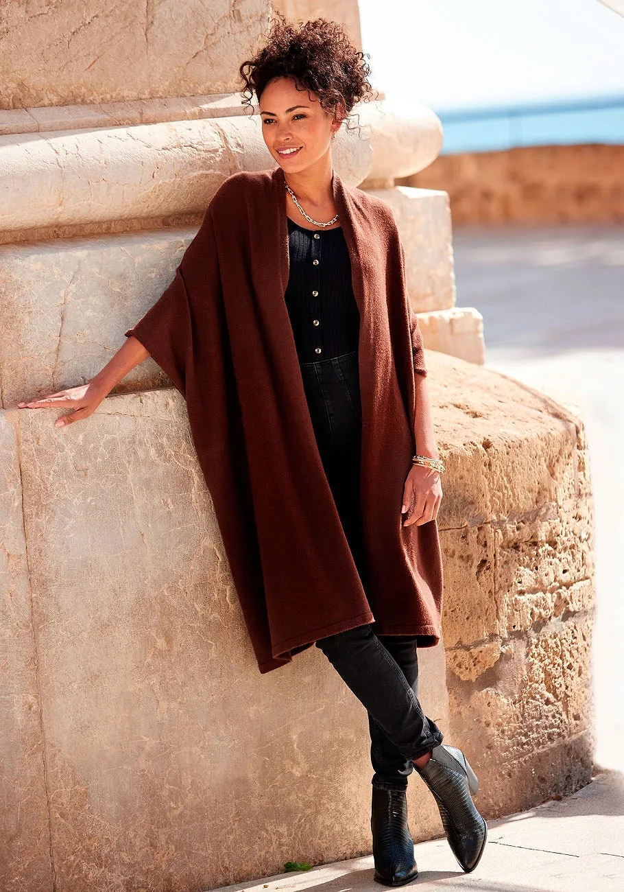 LASCANA Women's Oversized Cardigan