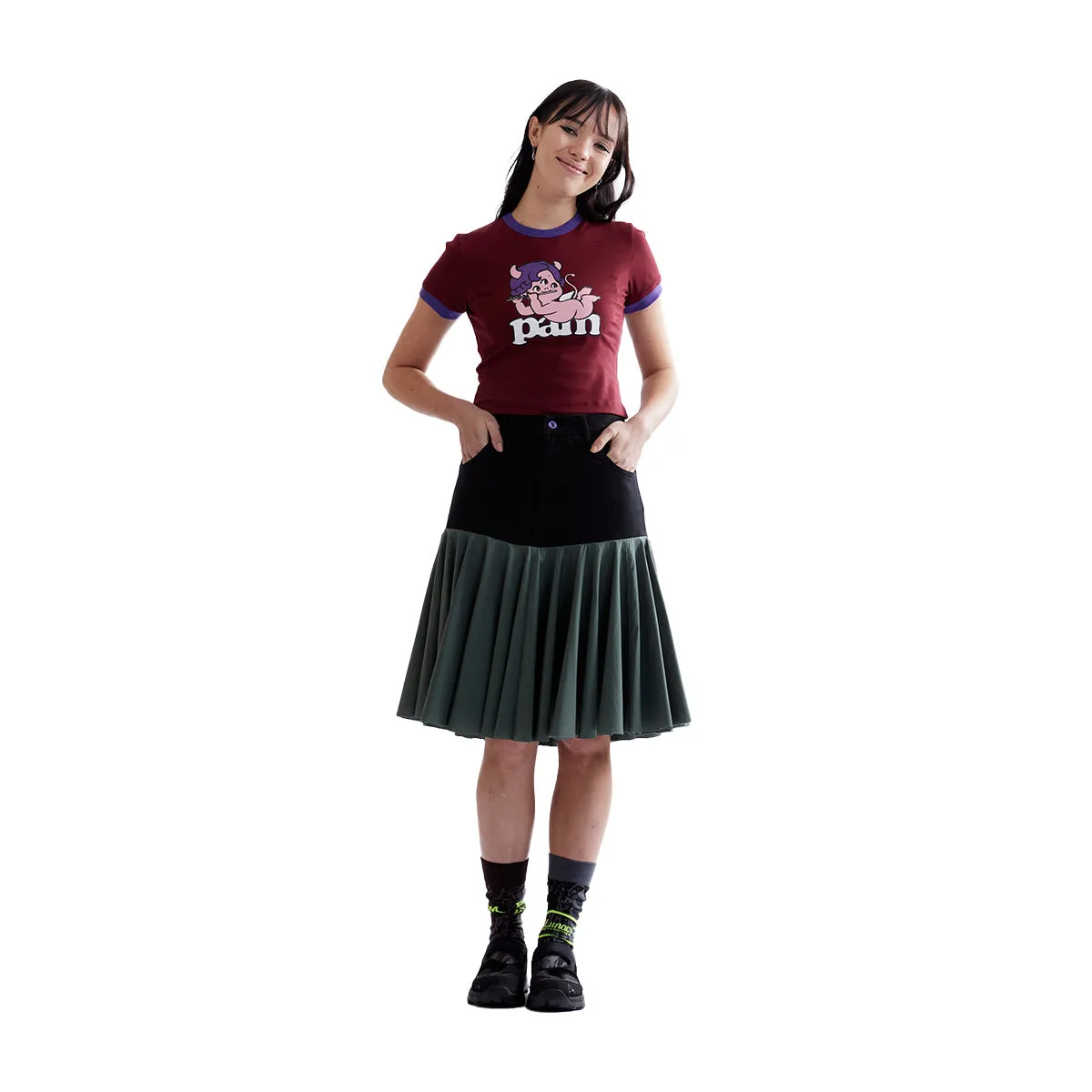 Lil' Devil Baby Tee 'Burgundy'