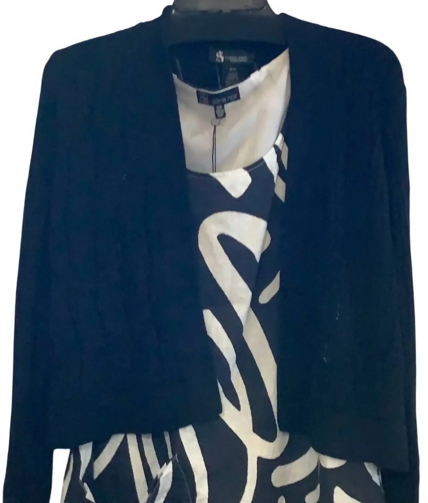 Long Sleeve Bolero In Black