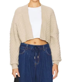 Marlowe Cardigan In Feather Grey