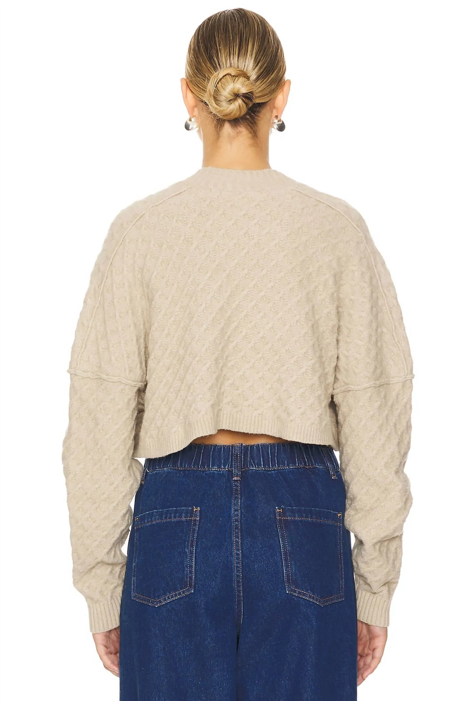 Marlowe Cardigan In Feather Grey