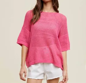 Melinda Sweater In Pink