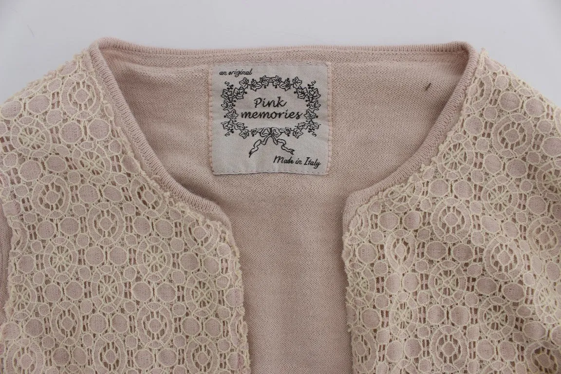 MEMORIES  Floral Lace Wrap Women's Sweater