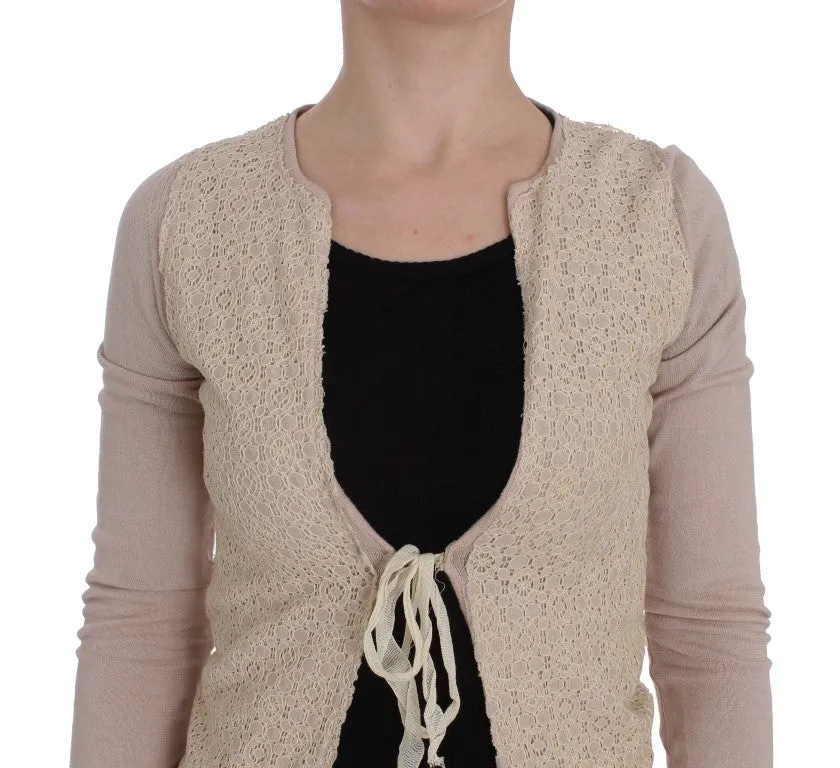 MEMORIES  Floral Lace Wrap Women's Sweater