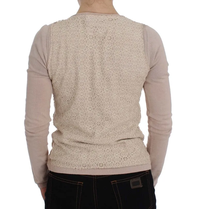 MEMORIES  Floral Lace Wrap Women's Sweater
