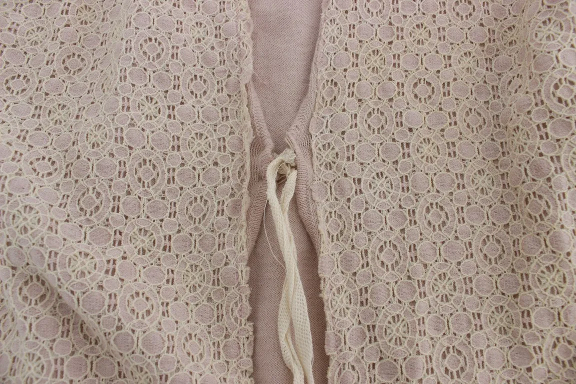 MEMORIES  Floral Lace Wrap Women's Sweater