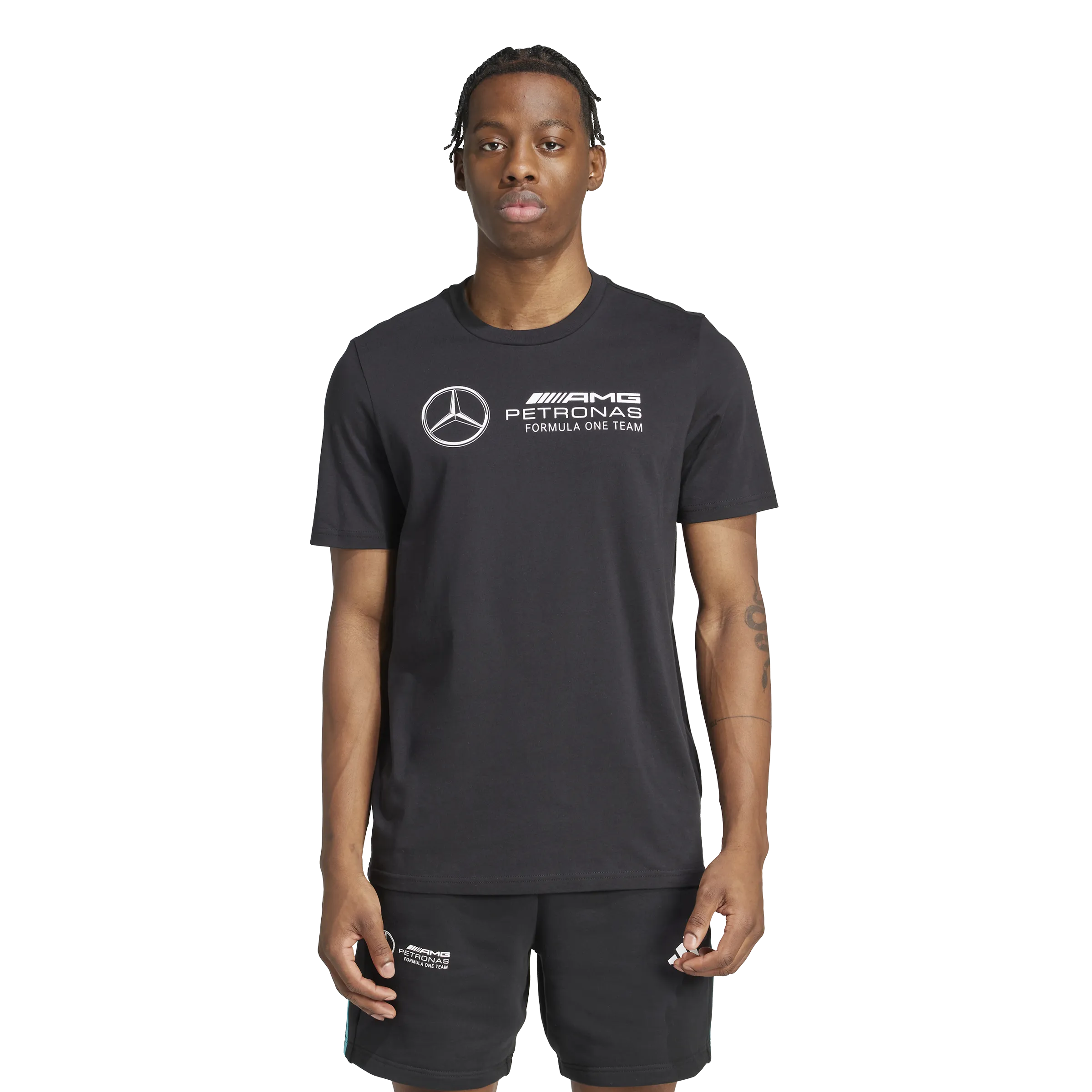   Mercedes AMG Petronas F1 Team DNA Graphic Tee 'Black White'