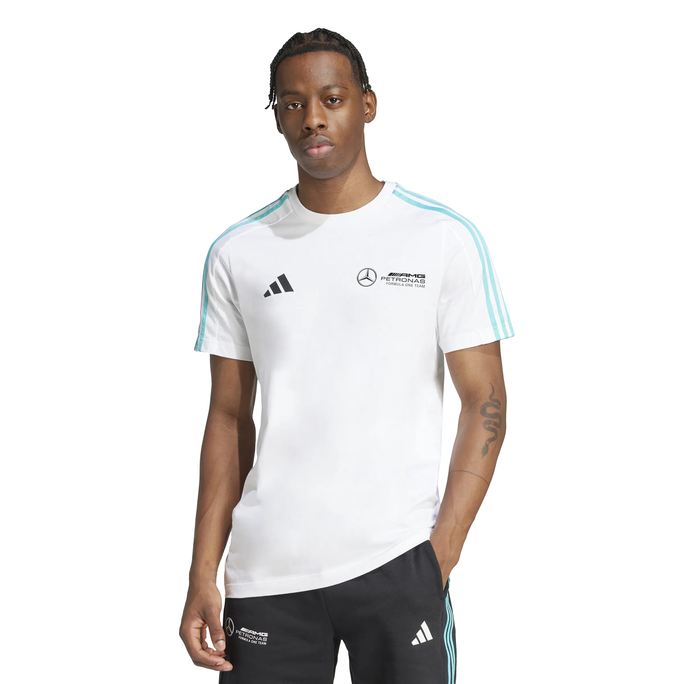   Mercedes AMG Petronas F1 Team DNA Tee 'White Black'
