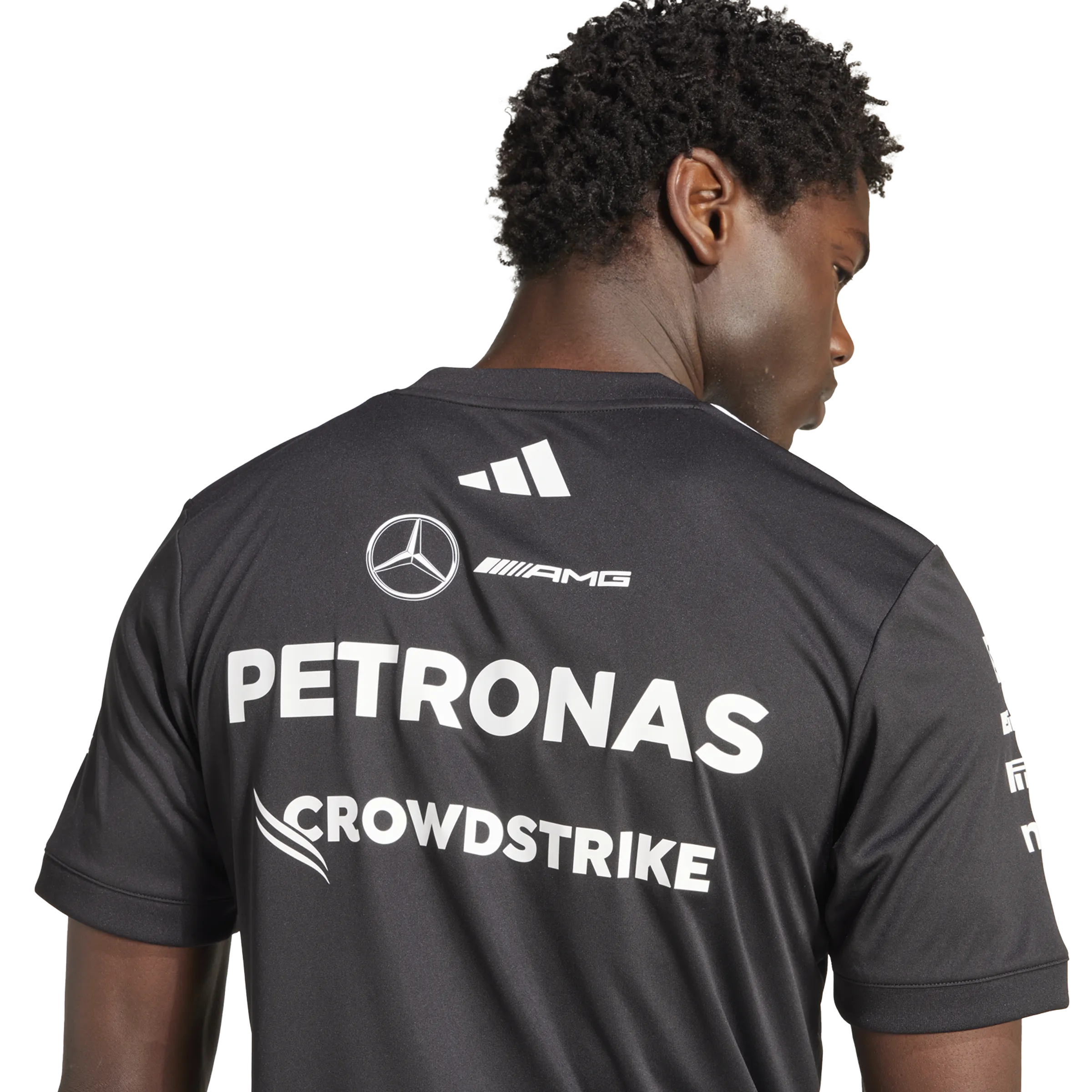   Mercedes AMG Petronas F1 Team Driver Jersey 'Black Reflective Silver'