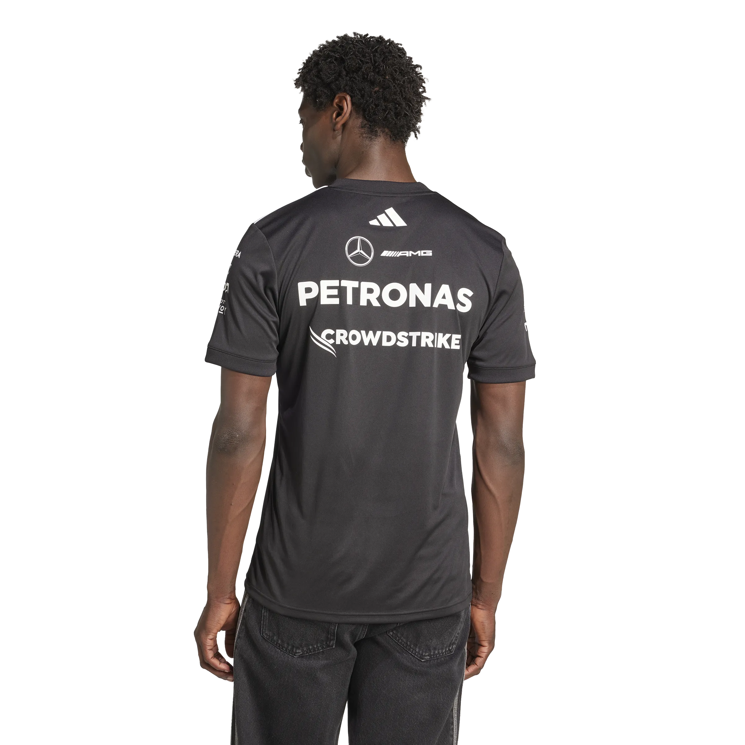   Mercedes AMG Petronas F1 Team Driver Jersey 'Black Reflective Silver'