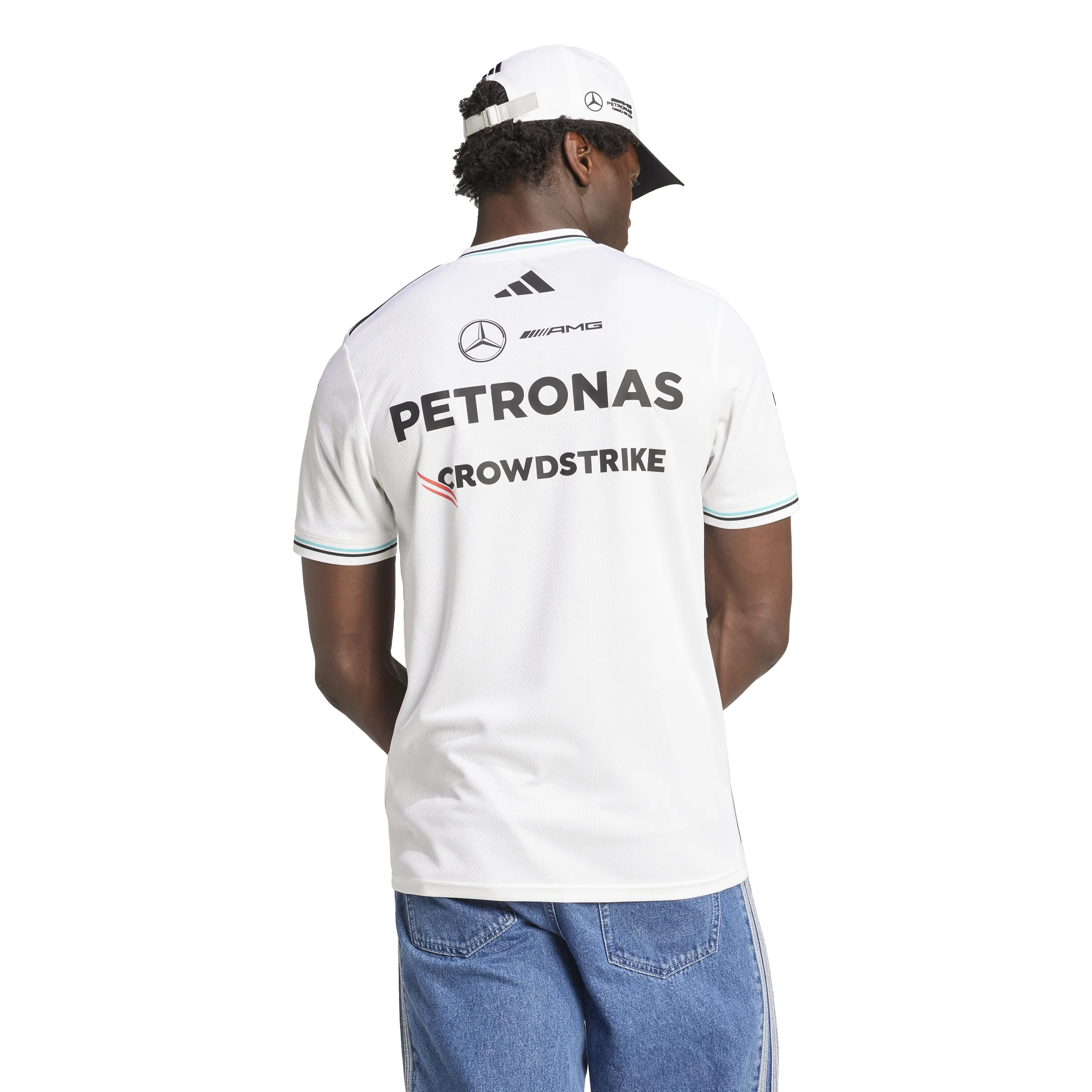   Mercedes AMG Petronas F1 Team Driver Jersey 'White Black'