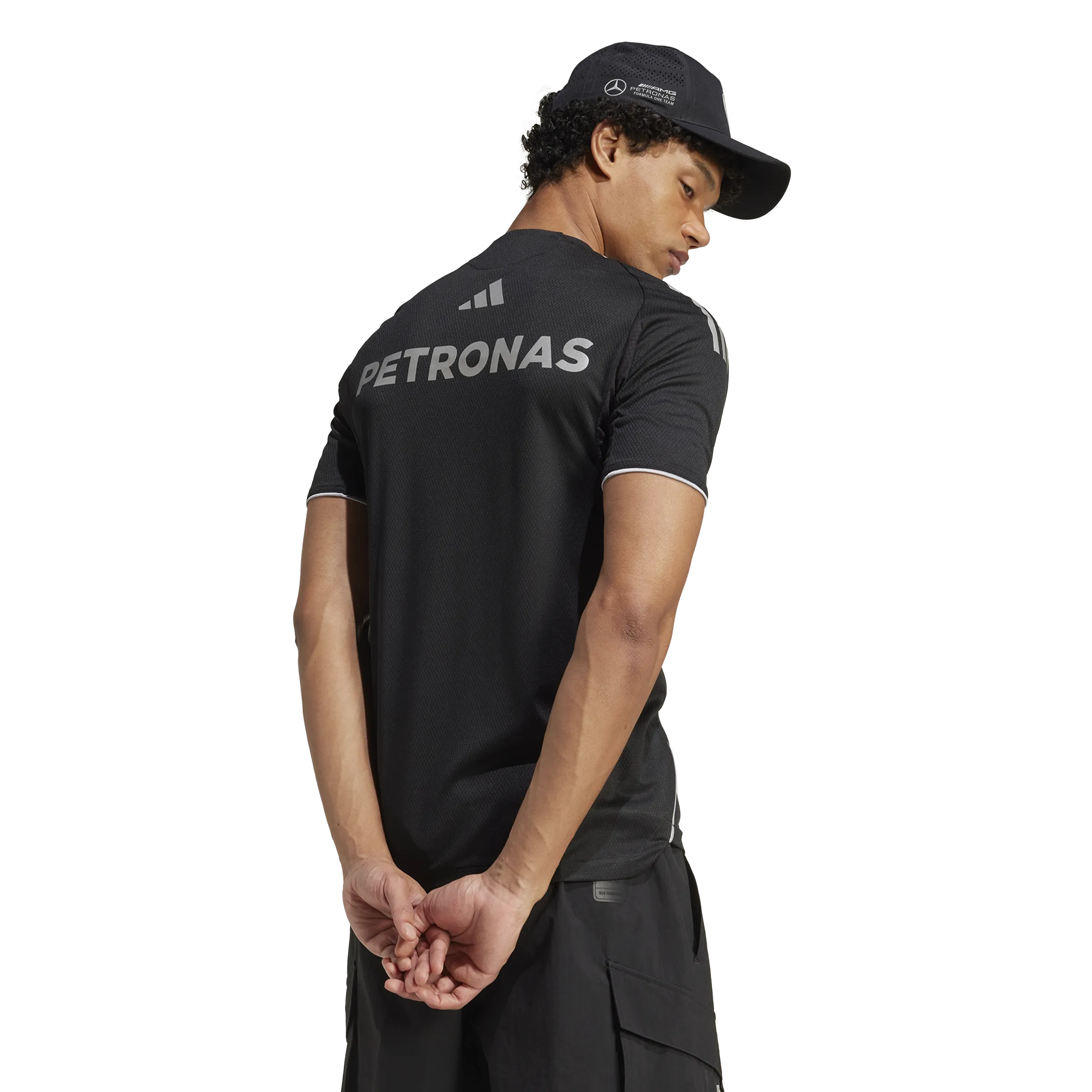   Mercedes AMG Petronas F1 Team Mechanics Jersey 'Black Reflective Silver'