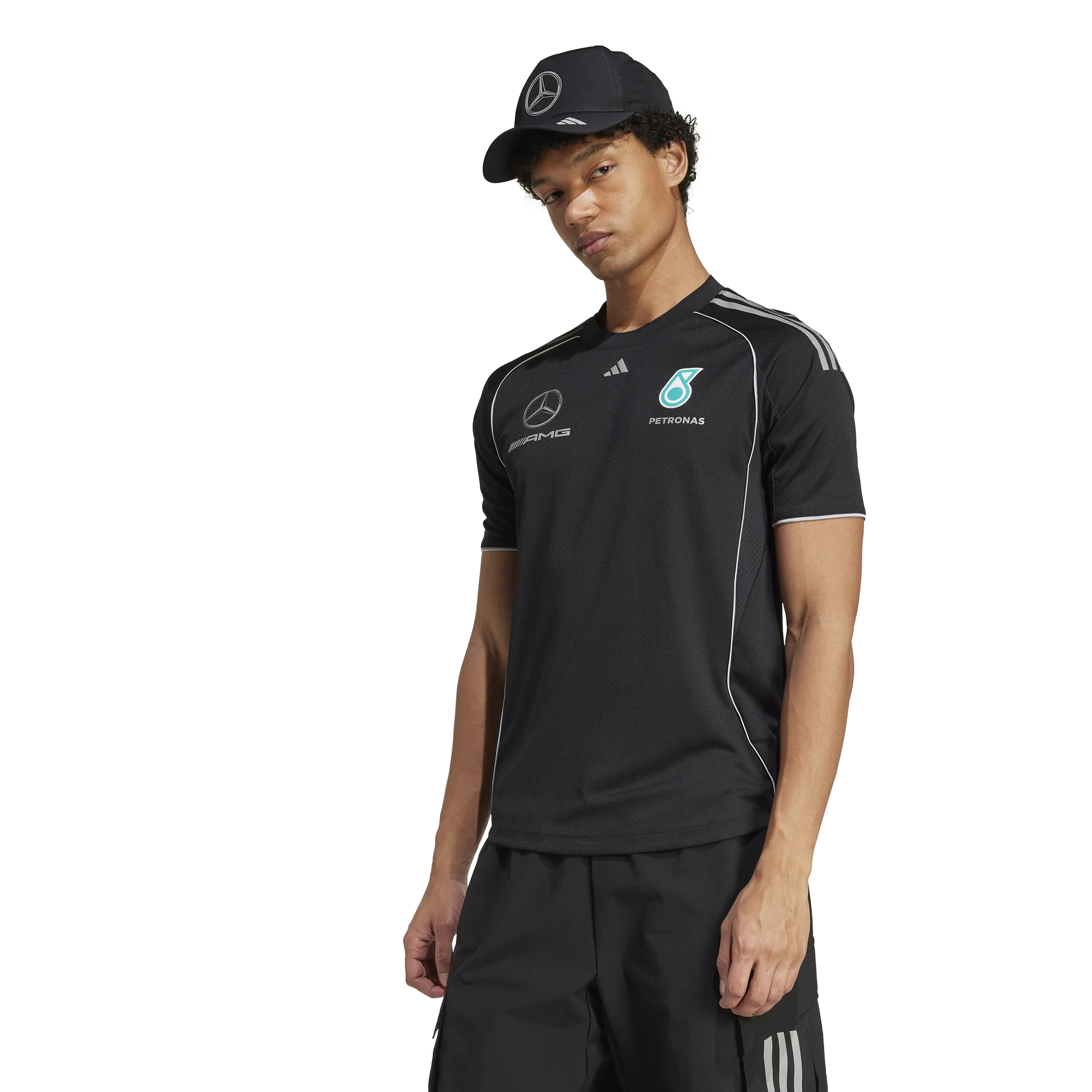   Mercedes AMG Petronas F1 Team Mechanics Jersey 'Black Reflective Silver'