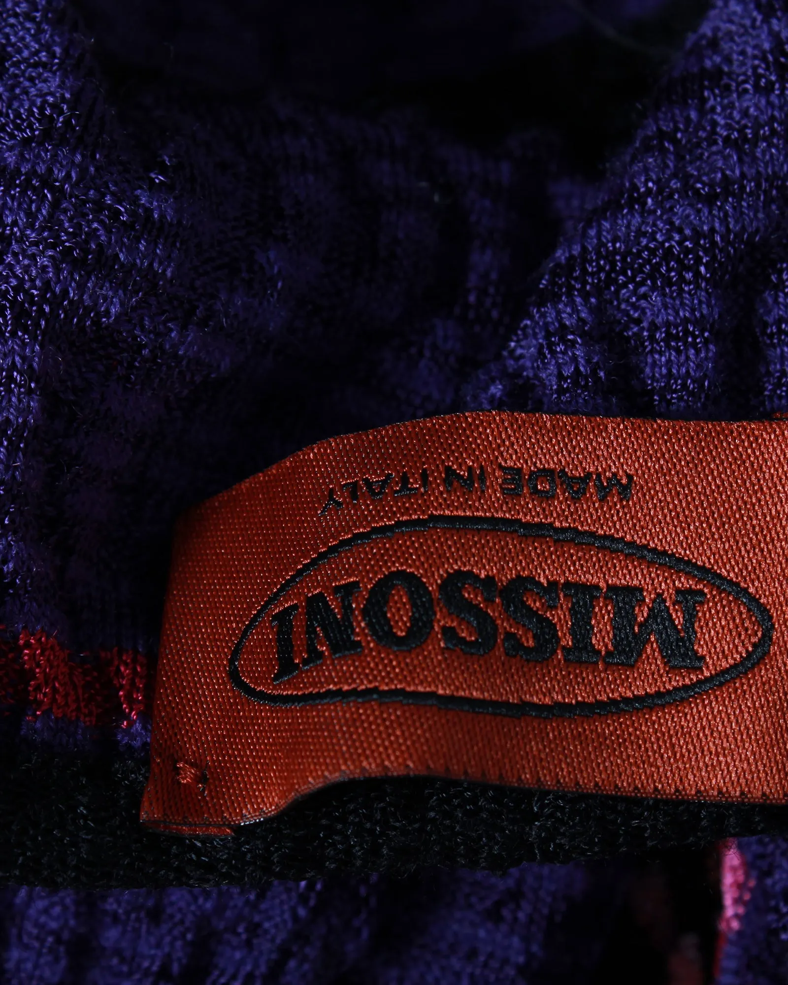 Missioni Striped Cardigan in Multicolor Rayon