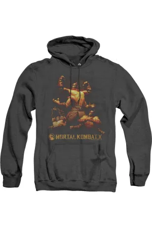Mortal Kombat X Goro Adult Heather Hoodie / Hooded Sweatshirt