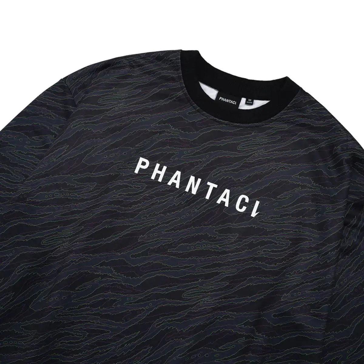 Neon Camo Sweat Shirt 'Black'