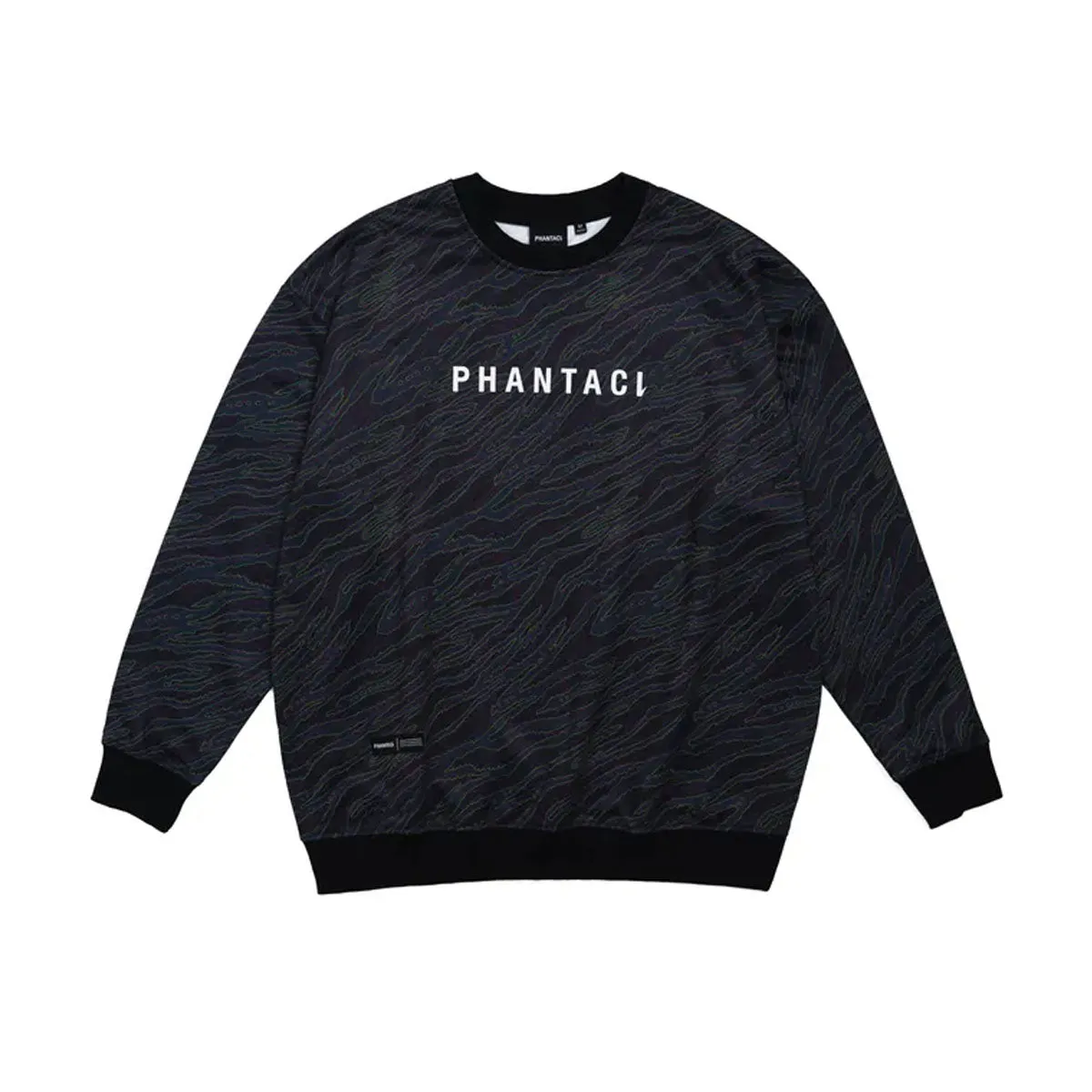 Neon Camo Sweat Shirt 'Black'